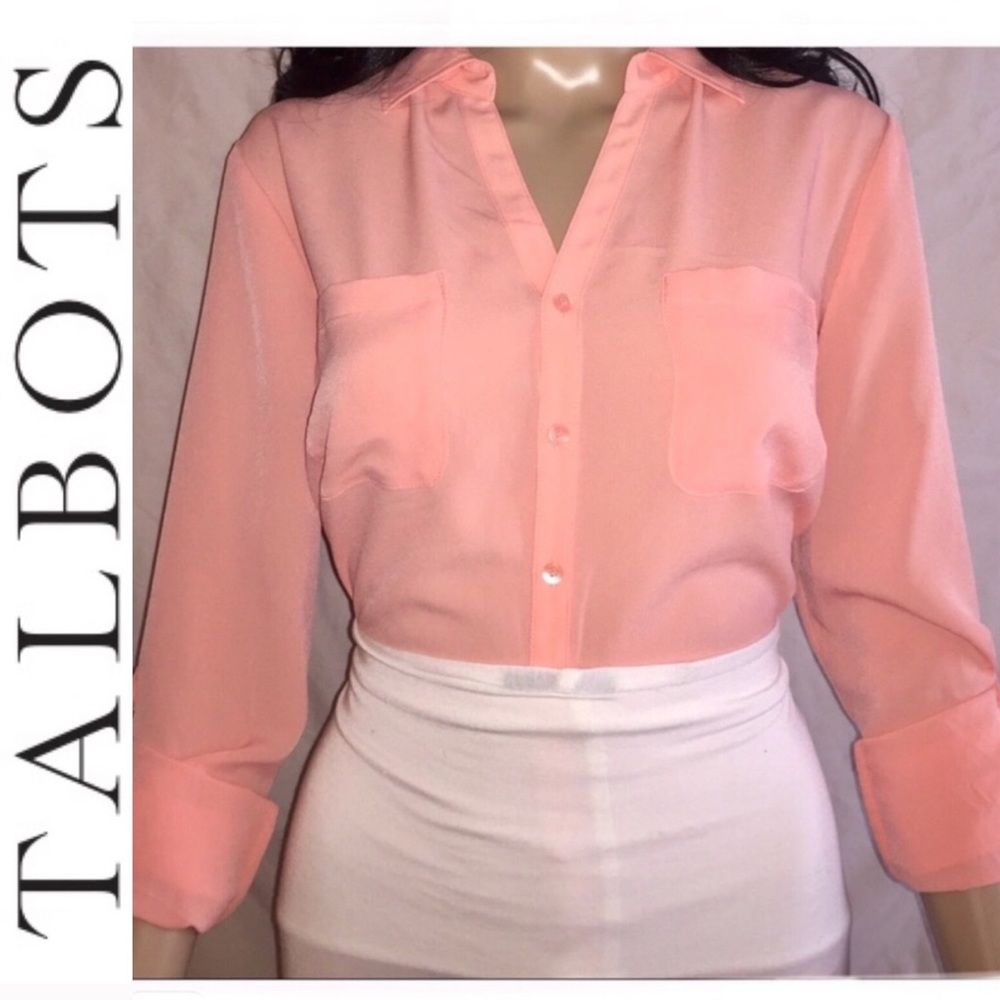 *SOLD*  TALBOTS Button Down  “The Soft Shirt” NWT - Picture 2 of 8